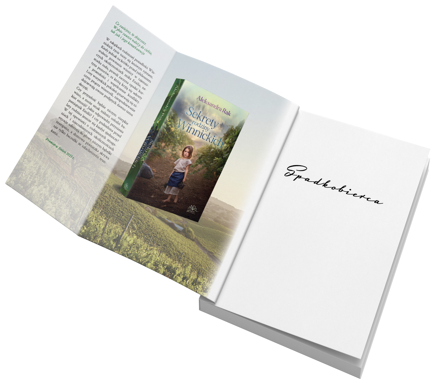 Aleksandra Rak, Szept Anioła, t.3. Spadkobierca